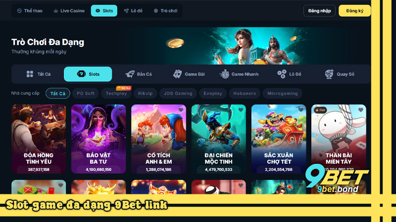 9BET | Thương hiệu nhà cái uy tín 9BET nổi tiếng số 1 Việt Nam Slot game đa dạng 9Bet link
