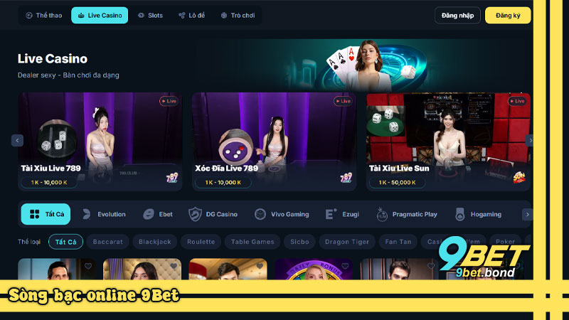 9BET | Thương hiệu nhà cái uy tín 9BET nổi tiếng số 1 Việt Nam Sòng bạc online 9Bet